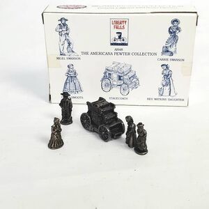 Liberty Falls Pewter Collection AH48 Stagecoach Set